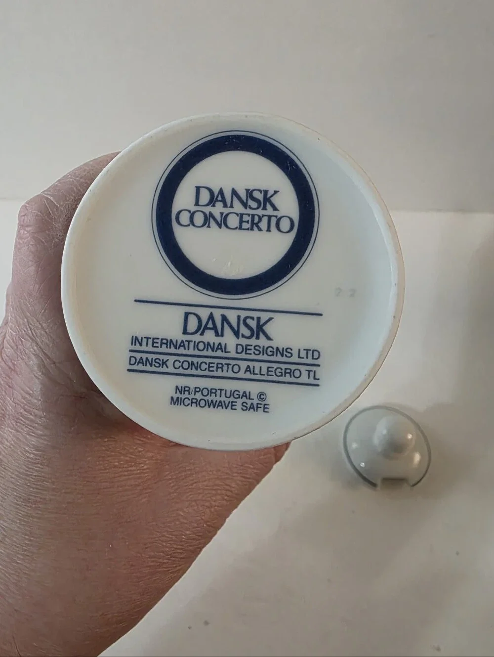 Dansk porcelain white